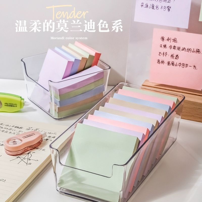 Sản Phẩm Spot Morandi Giấy Ghi Chú Tự Dính Dùng Cho Học Sinh