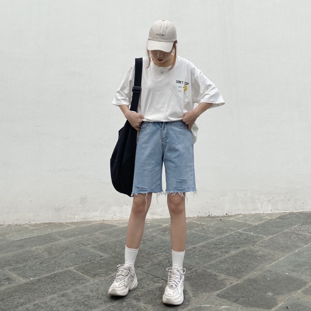 Quần jeans ngố