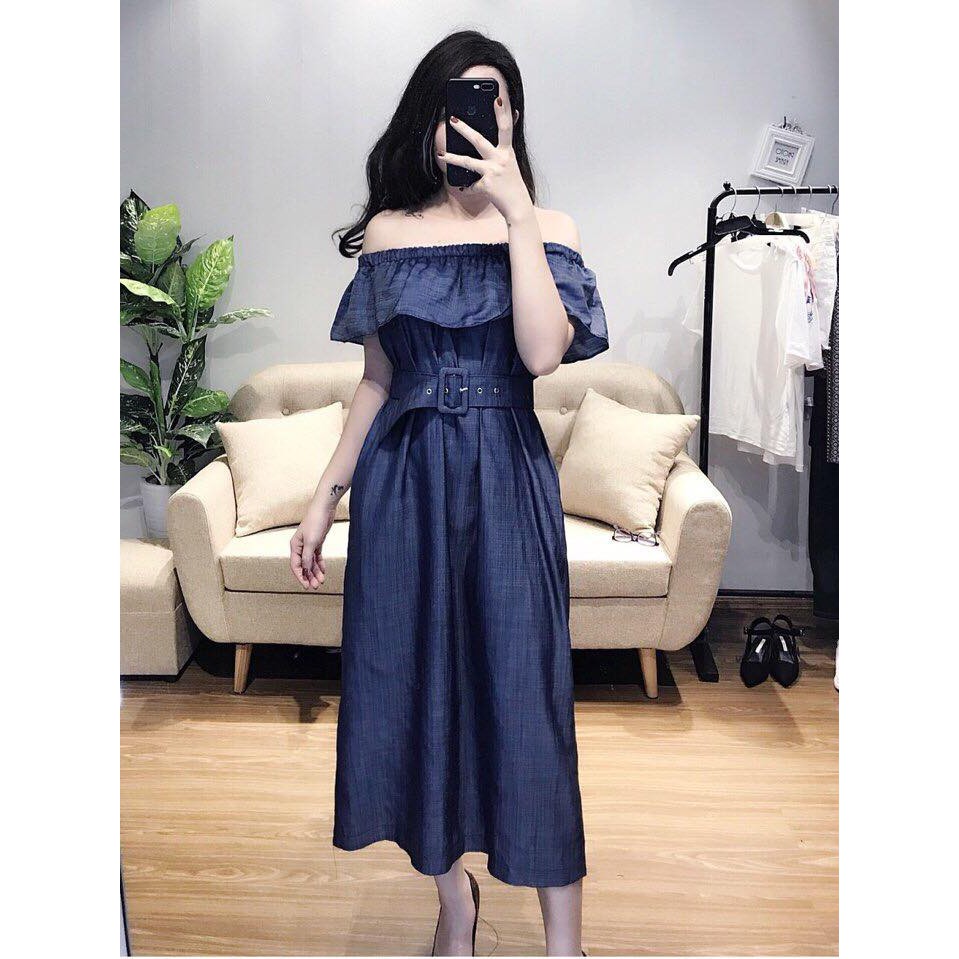 Đầm trễ vai