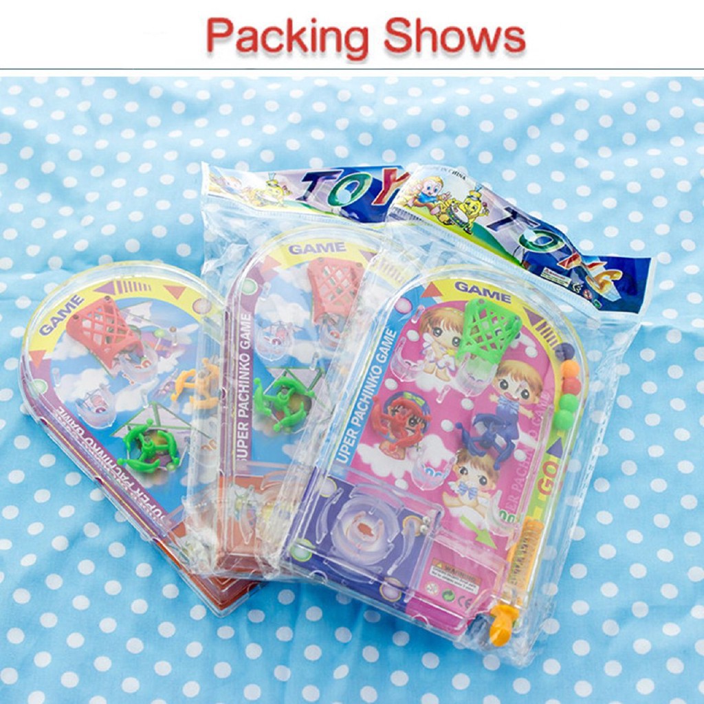 (cảnh báo) -Novelty Space Race Pinball Toy Party Games Pull Back Pinball Mini Machine Gift  shop ban