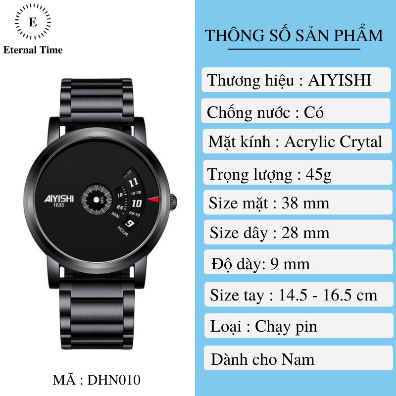 Đồng Hồ Nam AIYISHI1633 DHN010 Thanh Lịch, Thời Thượng