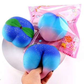 (HÀNG VỀ NHIỀU) Squishy - Đào galaxy lấp lánh loại to (11x10x10cm)