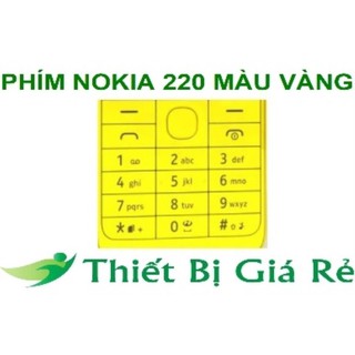 PHÍM NOKIA 220 MÀU VÀNG