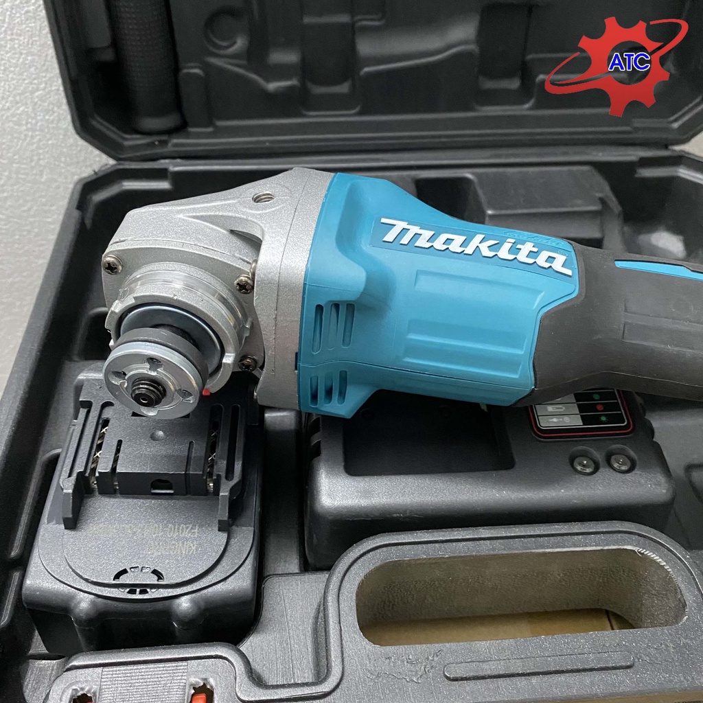 Máy mài pin Maktia hàng Loại 1- Máy mài cắt pin không chổi than tặng 2 pin 1 sạc và đá cắt