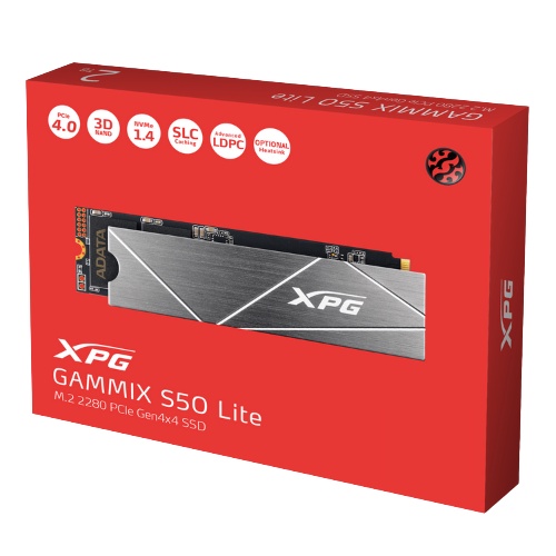 Ổ Cứng SSD ADATA XPG Gammix S50 Lite / Chuẩn PCIe Gen4x4 M.2 2280