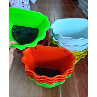 Chậu ốp tường dài 24cm rộng 15cm