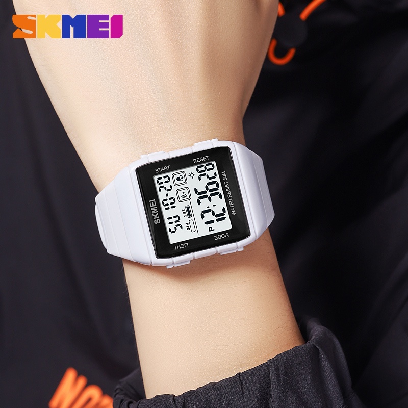 Đồng Hồ Điện Tử SKMEI Chống Thấm Nước Hiển Thị Đèn LED Cho Nam