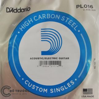 Dây lẻ số 2 - Dây đàn Guitar D'Addario loại cao cấp - Dây lẻ số 2