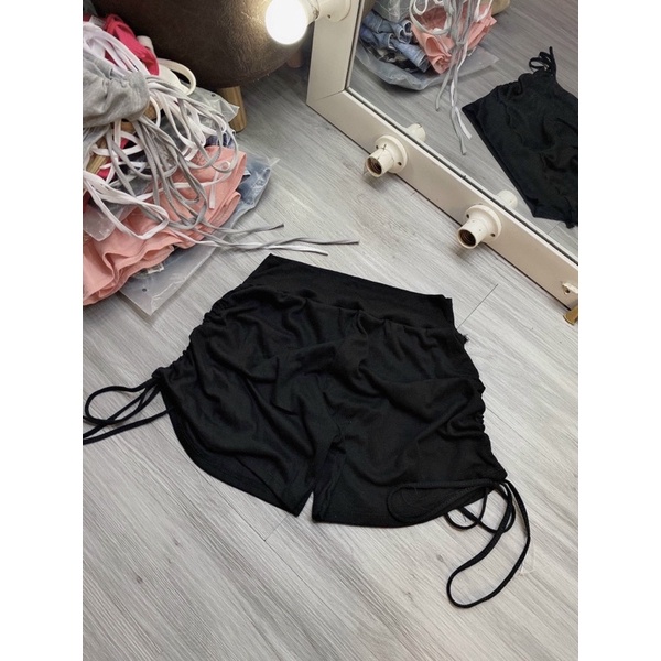 Quần đùi rút dây chất borip co dãn siêu tôn dáng mặc mùa hè mát mẻ SuMi Shop