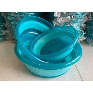 Thau chộn mồi Silicon loại gấp