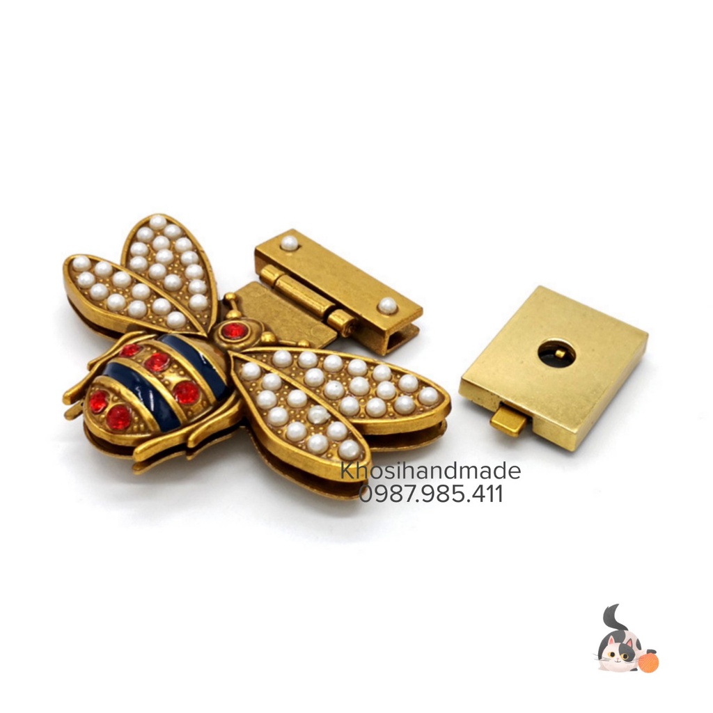 Khóa Bấm Con Ong Loại Tốt (Size Lớn 6,5x8,1cm)