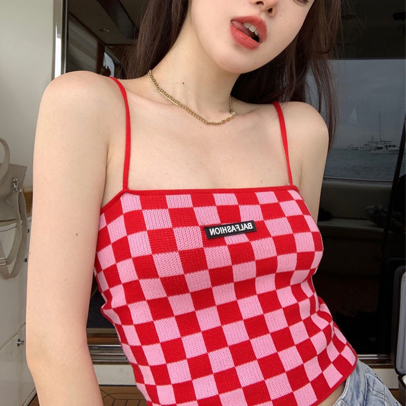 COZOK Áo Tank Top Hai Dây Ôm Dáng Quyến Rũ Cho Nữ