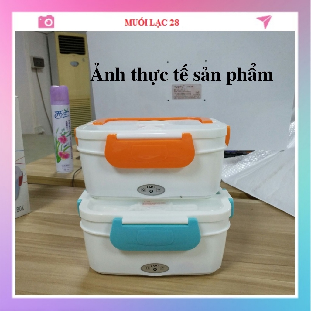 Cặp lồng giữ nhiệt cắm điện ủ cơm 3 ngăn - hộp cơm văn phòng cà mèn cắm điện inox hâm nóng MUL29