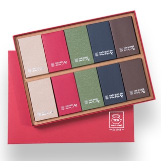 Hộp Quà Giấy Vuông 5 Loại Trà Phúc Long