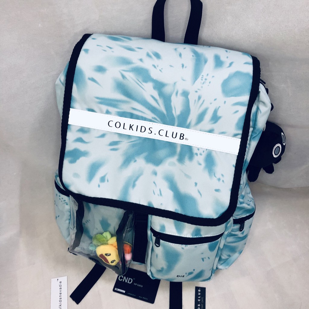 Balo Colkids SS3 Custom Tie dye Mint [ Tặng kèm Full tag + giấy thơm ]