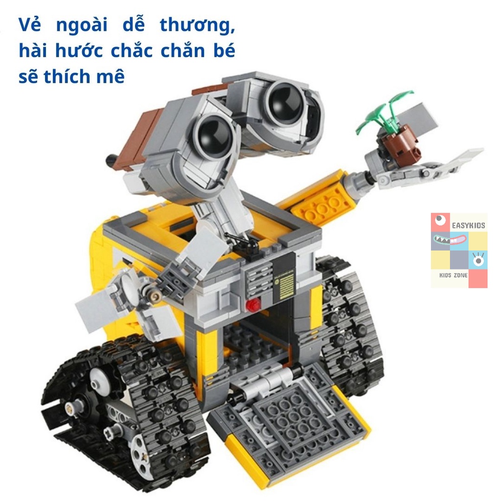 Wall E, Bộ đồ chơi xếp hình Robot, người máy Wall E