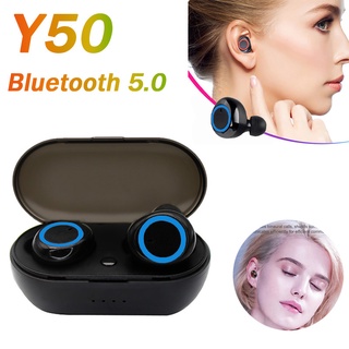 Tai nghe bluetooth không dây chống ồn y50, tai nghe bluetooth giá rẻ nhất