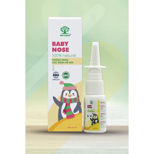 Xịt mũi kháng khuẩn thảo dược Matara Baby Nose