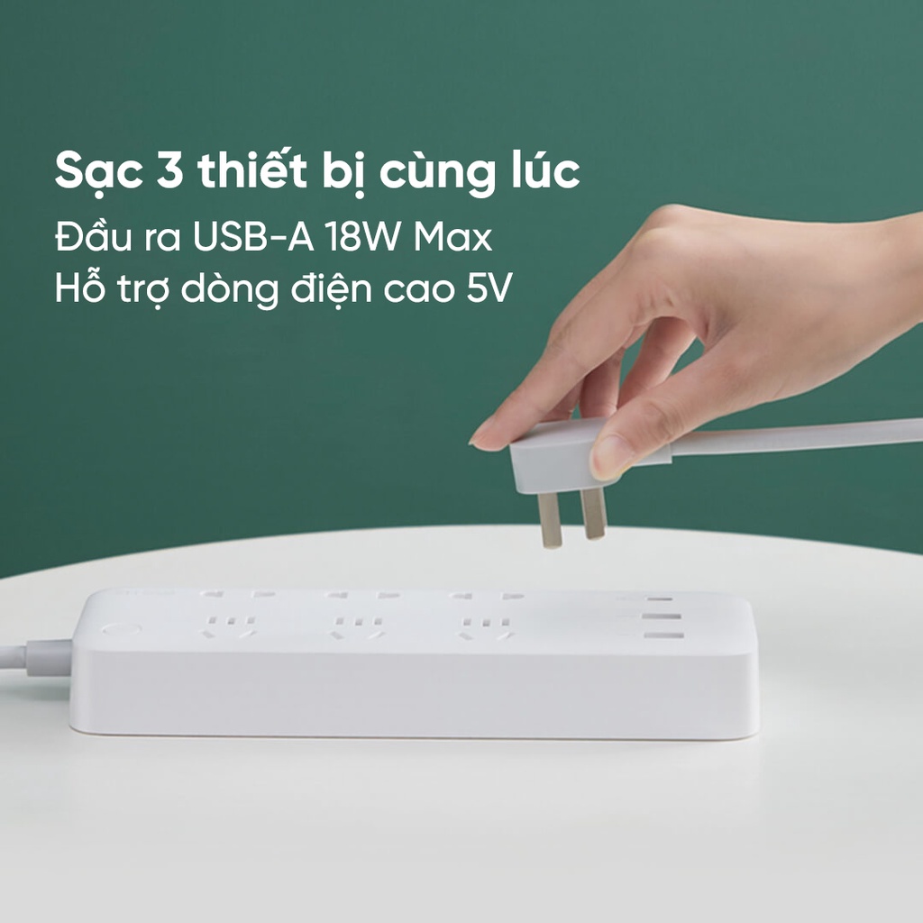 Ổ cắm điện tích hợp sạc nhanh 65W Xiaomi - CXP01