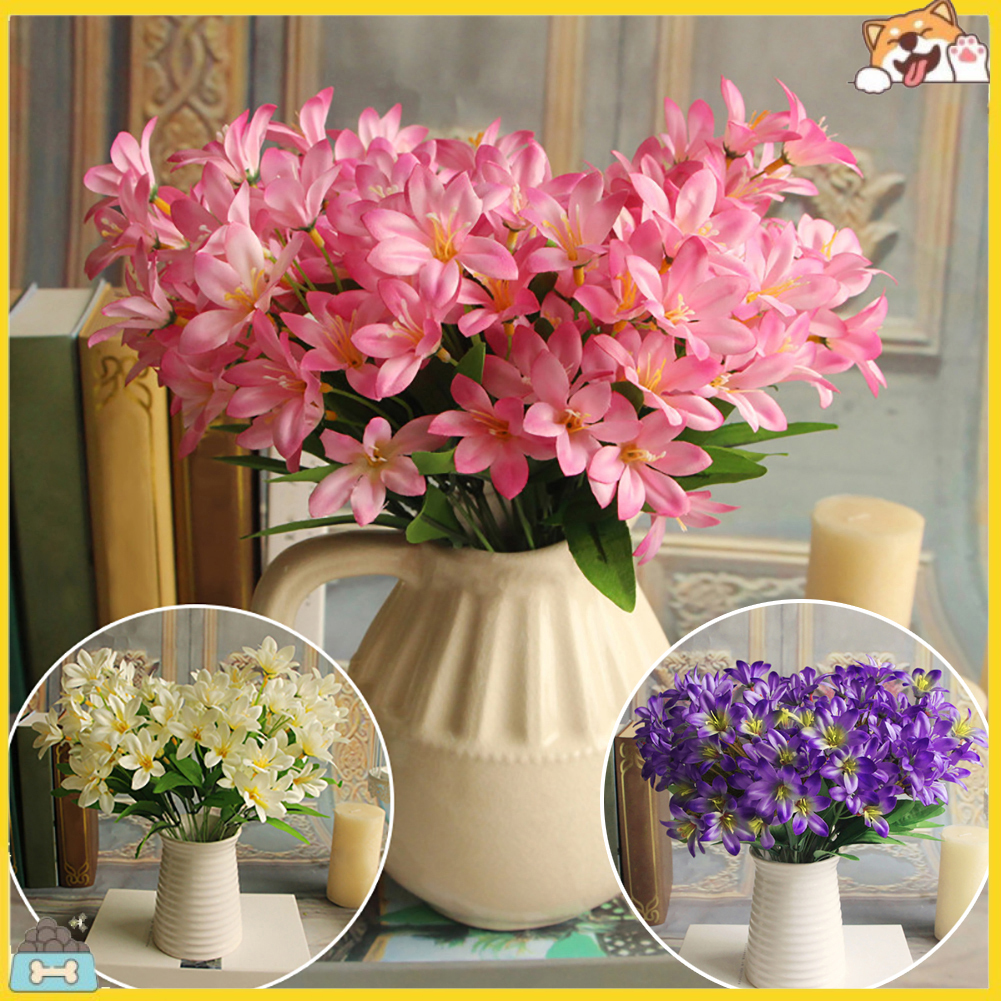 Bó hoa lily nhân tạo 24 bông