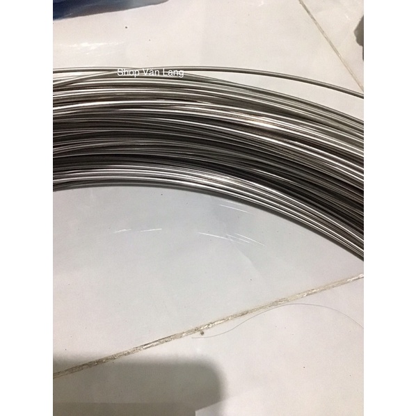 dây thép inox 2li không rỉ sáng bóng