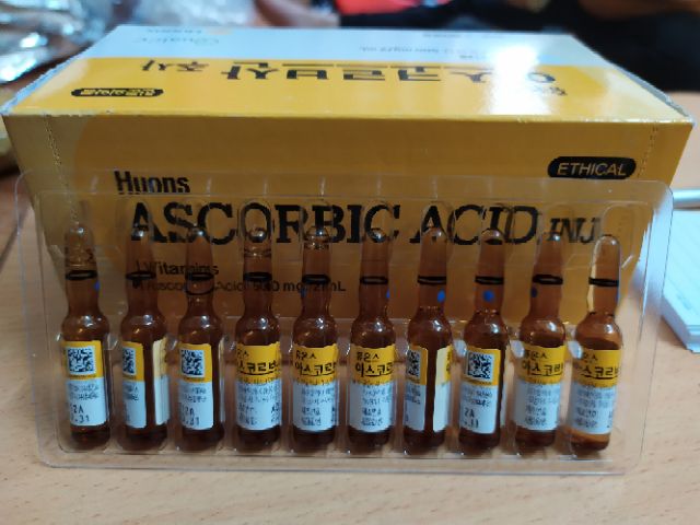 [Chính hãng] Vitamin C Hàn Quốc hộp 50 ống