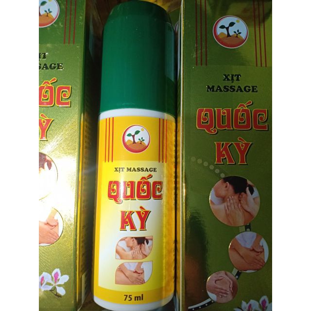 Dầu xoa bóp massage quốc kỳ
