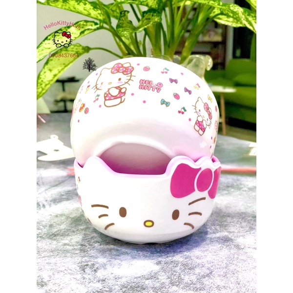 Chén nhú 3D Melamin HelloKitty