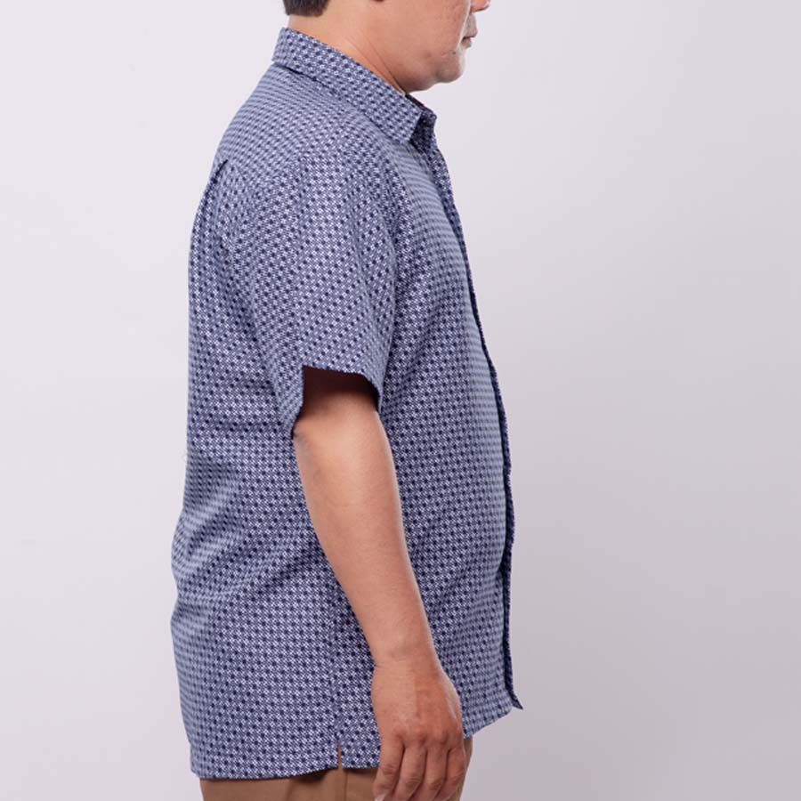 Áo Sơ Mi Trung Niên Vải Cotton Form Rộng Thoải Mái Có Nhiều Màu - Size 5XL