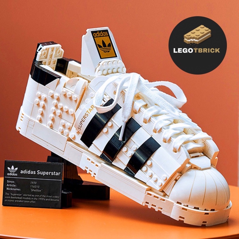 Đồ chơi lắp ráp mô hình thông minh Giày Adidas Superstart - Tbrick