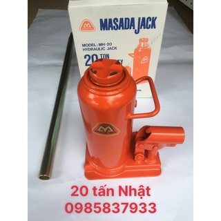 Kích thủy lực 20 tấn Masada Nhật MH-20 dùng nâng hạ các thiết bị an toàn hiệu quả