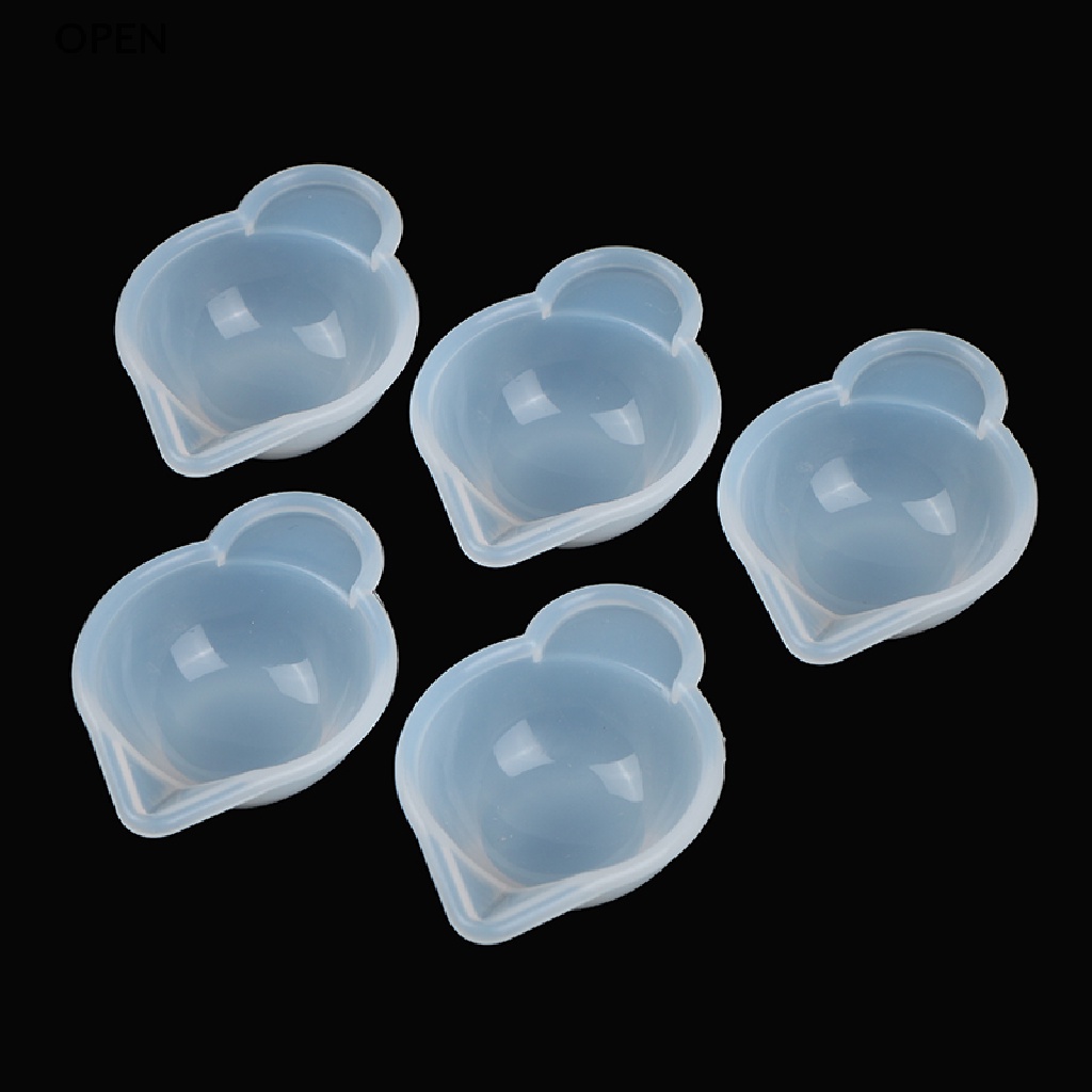 Set 5 Cốc Silicone 10ml Làm Đồ Thủ Công Resin Epoxy UV DIY