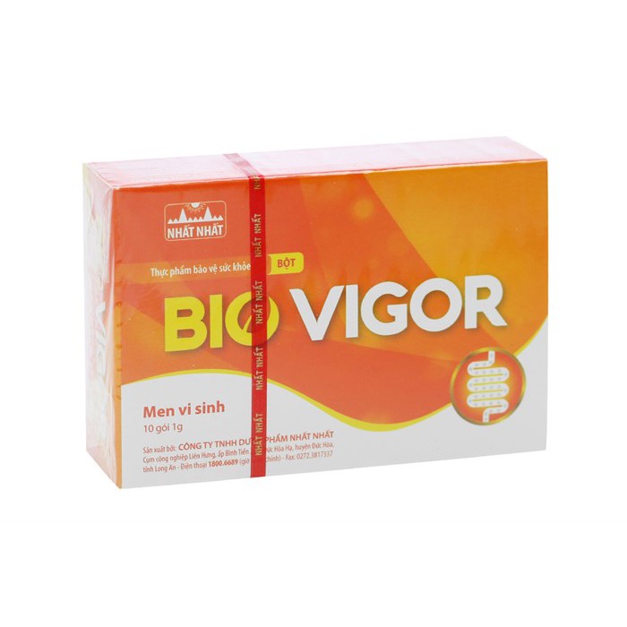 (CHÍNH HÃNG) Men vi sinh BIO VIGOR (Hộp 10 gói), giúp bổ sung vi khuẩn có ích, hỗ trợ giảm nguy cơ rối loạn tiêu hóa