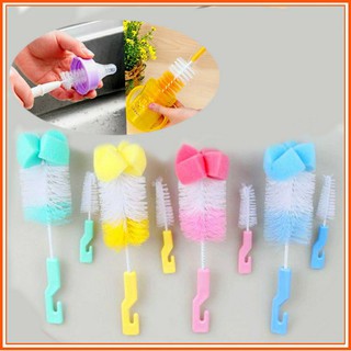 Cọ rửa bình 2 chi tiết vệ sinh bình sữa, cốc uống cho bé