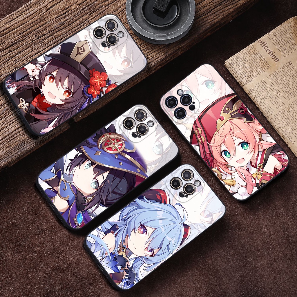 / Genshin Ốp Điện Thoại Mềm Sáng Tạo Chống Sốc Chống Rơi Cho iPhone SE 2020 X XR XS Max 8 7 6 Plus 5