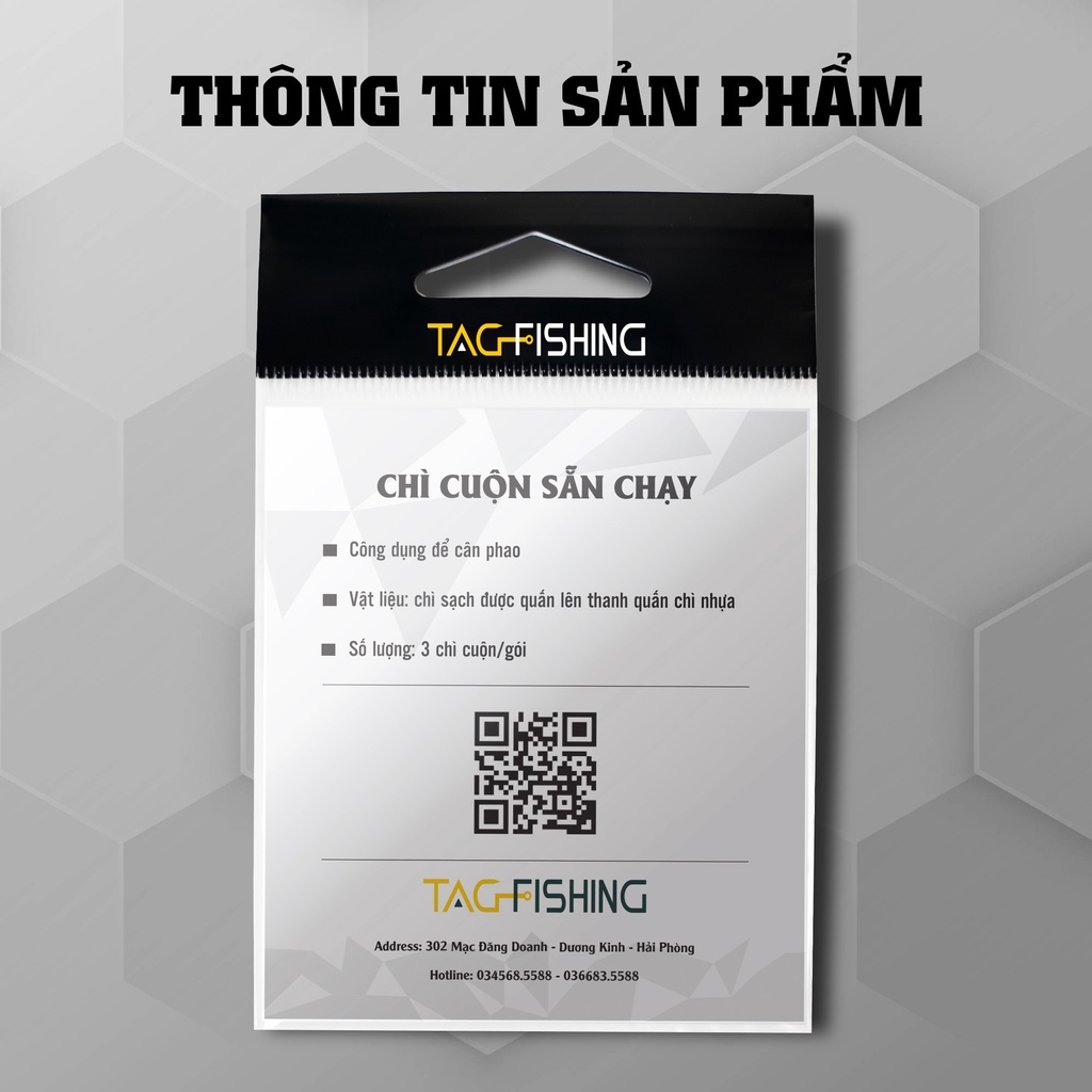 Chì Cuộn Sẵn Chạy Tag Fishing