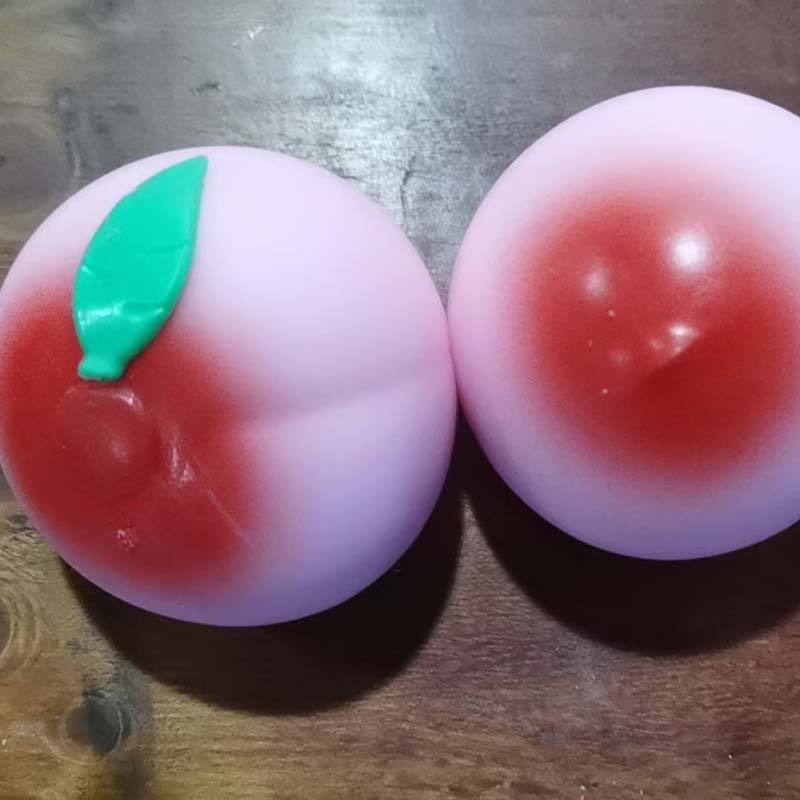 GUDETAMA SQUIShY Hình Quả Đào Hồng Đào Xanh Galaxy đáng yêu mochi slime