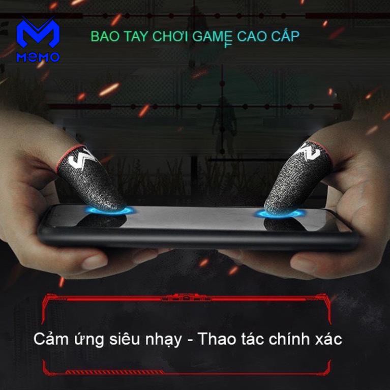 Găng Tay Chơi Game Memo Feelers GT3  PUBG, Liên Minh, Chống Mồ Hôi, Cực Nhạy, Không Xù Vải