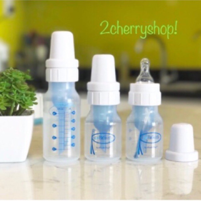 Bình sữa DrBrown cổ thường (BPA free) tách set