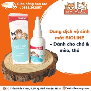 Dung dịch vệ sinh Mắt cho Chó Mèo BIOLINE Eye Care 50ml Nước vệ sinh mắt cho thú cưng thumbnail