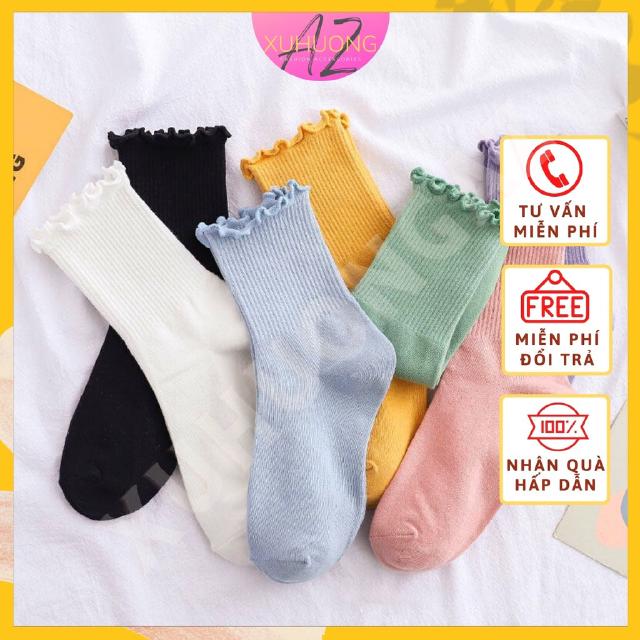 Tất bèo nhún cổ cao dành cho nữ. Vớ nữ đẹp, chất lượng cao