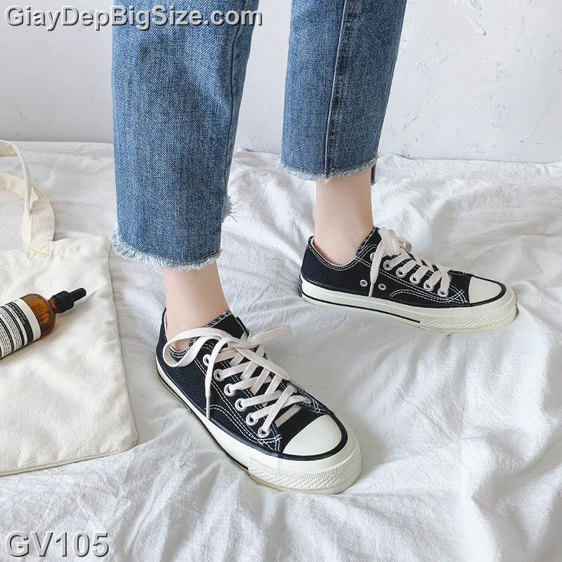 Giày vải Canvas giày thể thao big size cỡ lớn EU:44-45 cho nam chân to