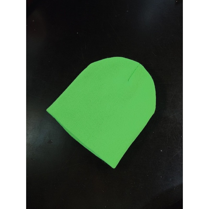 Mũ Len Màu Trơn Dáng Ngắn Cho Cả Người Lớn, Trẻ Em 21cm