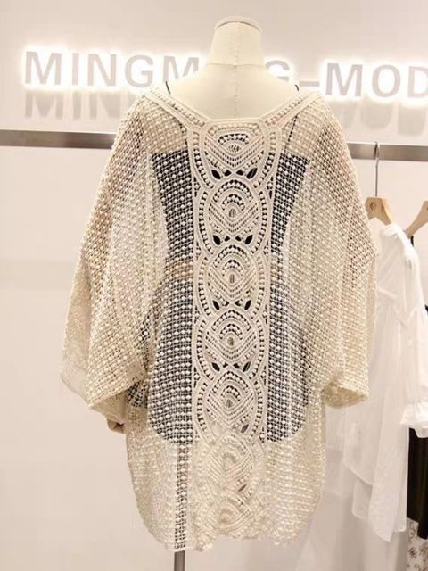 Áo lưới đi biển siêu xinh | BigBuy360 - bigbuy360.vn