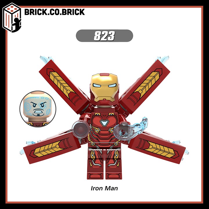 Lego Siêu Anh Hùng Non Đồ Chơi Lắp Ráp Super Hero Marvels Avengers Vision Wasp Doctor Strange Ebony Proxima X0187