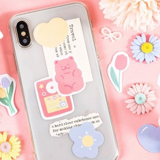 Hộp miếng dán hoạt hình họa tiết trang trí dễ thương