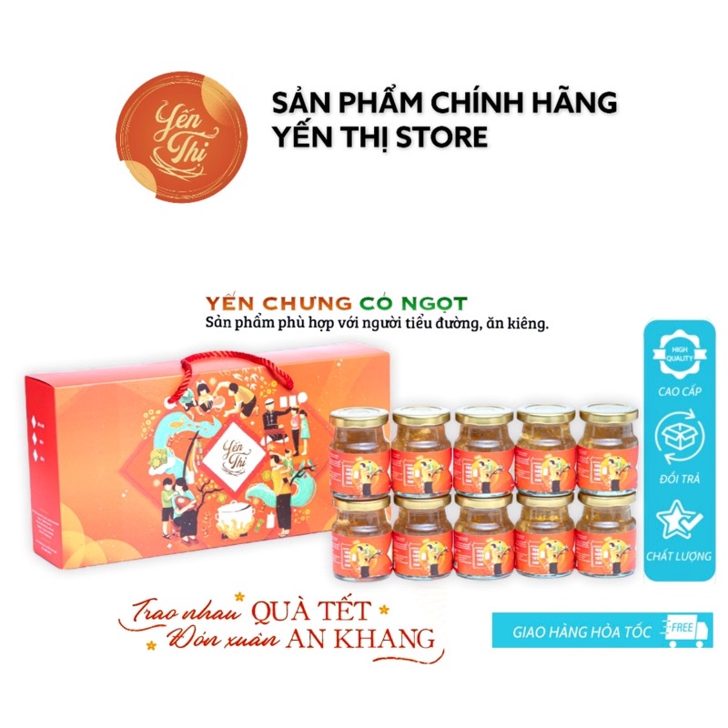 Yến Thị- Chưng Cỏ Ngọt- Xuân Nhâm Dần 2022- Quà Tặng Tết-30% Yến