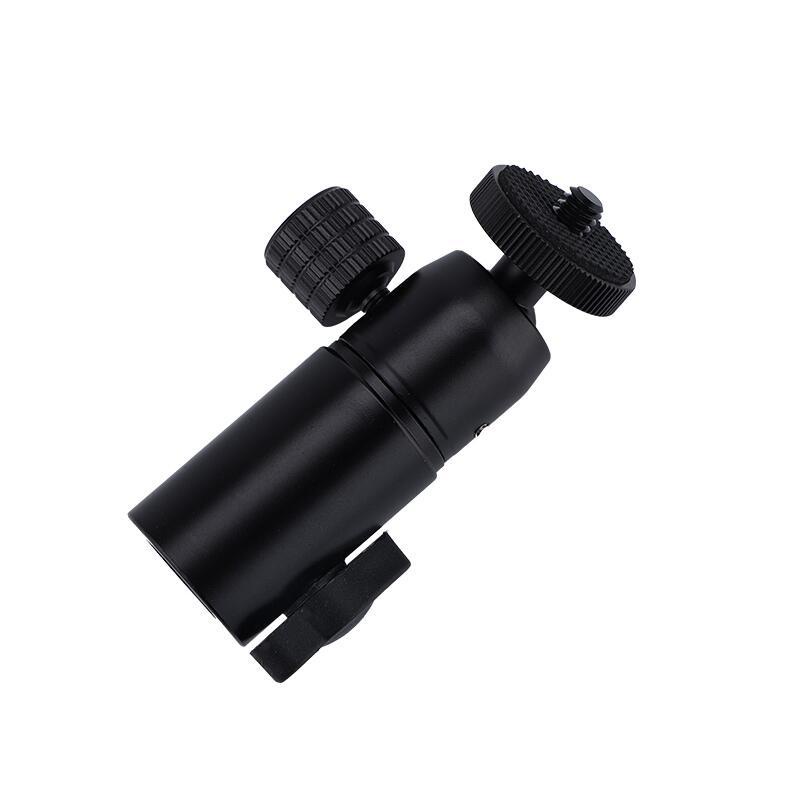 Giá đỡ kim loại đầu chuyển đổi từ chân đèn sang đầu ballhead đầu vít 1/4 làm từ hợp kim nhôm chính hãng CRWJ