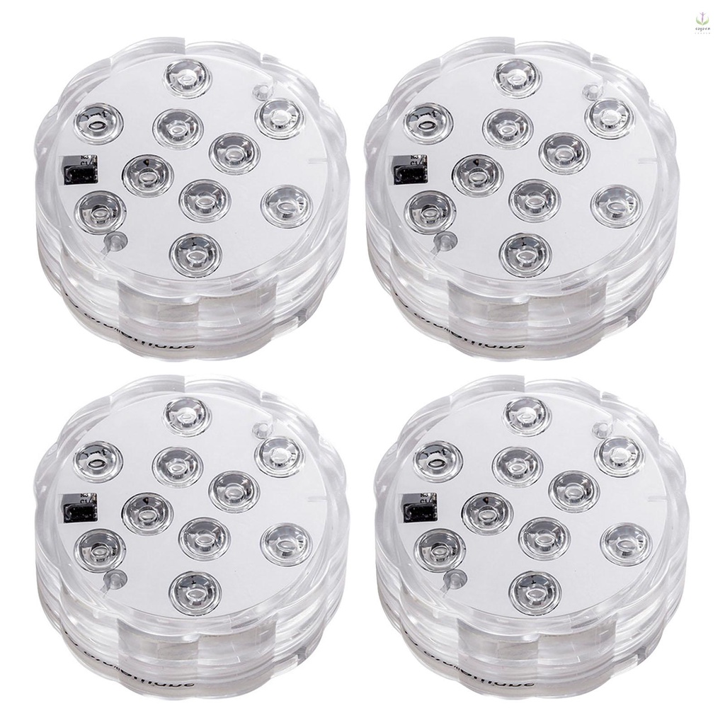 Đèn Led 10 Bóng Chống Nước IP68 Có Thể Thay Đổi Màu Sắc Điều Khiển Từ Xa Cho Đài Phun Nước