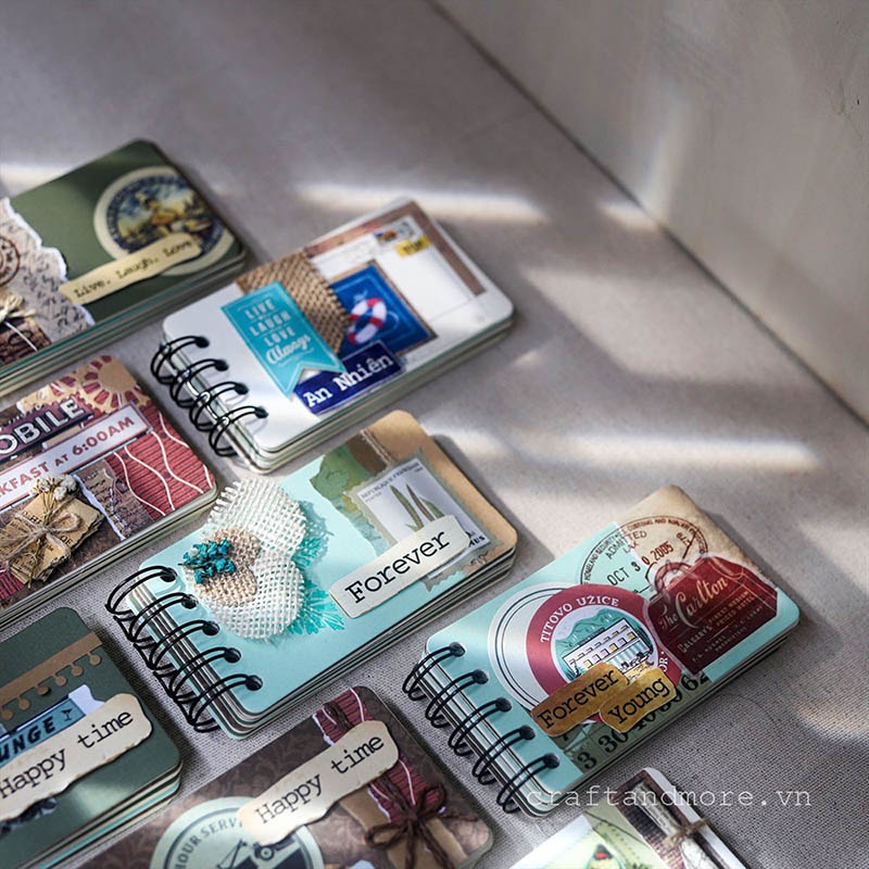 Scrapbook album ảnh handmade nhỏ LOVECARDS